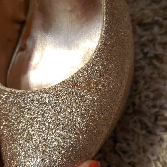 Gold glitter platforms - Picture 3 of 4